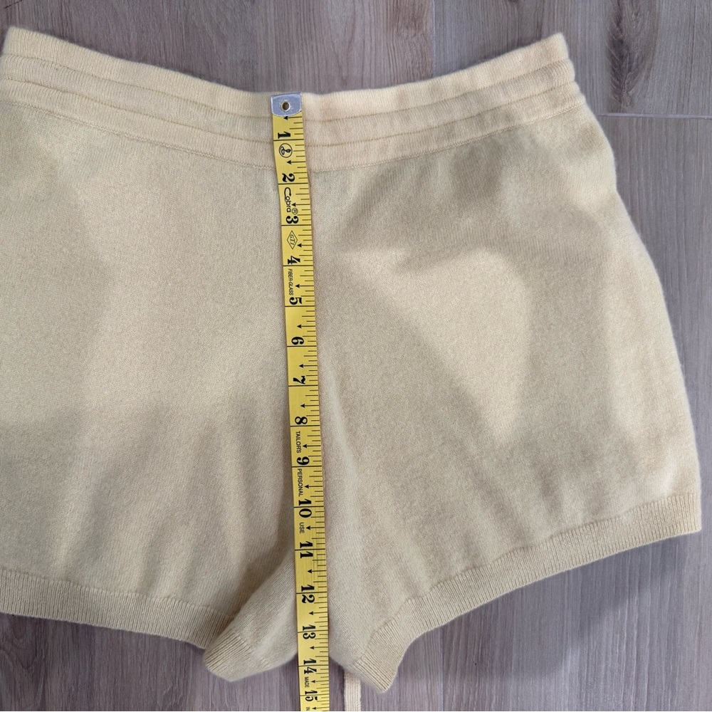 INTERMIX High Waist Tan Women's Shorts - Picture 8 of 11